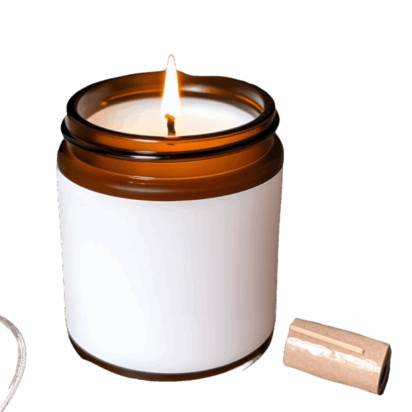 Lightweight Granite Candle