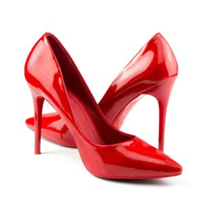 Vinyl High-Heel Shoes